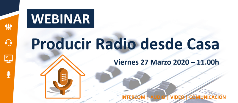 AEQ facilitará este viernes 27 marzo en un seminario web las claves para poder producir radio desde Casa