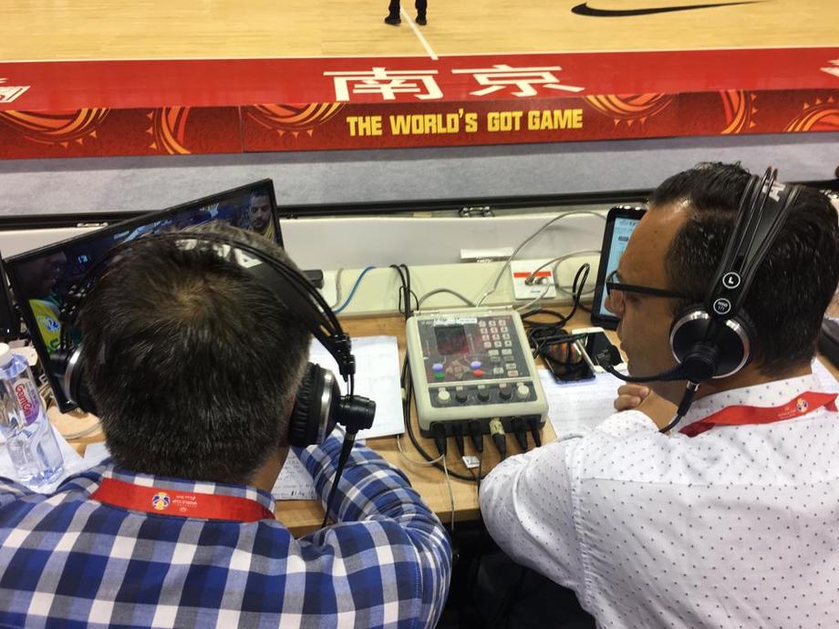 AUDIOCODECS PORTATILES AEQ PHOENIX EN EL MUNDIAL BALONCESTO FIBA 2019 CHINA