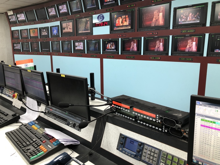La televisión India Doordarshan instaló Intercom AEQ en sus centros principales CPC y DD News en Delhi 