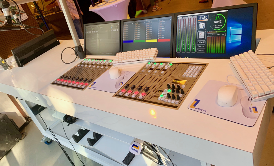 L1MBURG RADIO equipa su estudio móvil con la consola AEQ FORUM IP SPLIT 