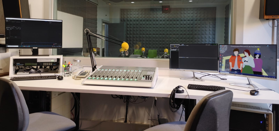 La Universidad Pontificia de Salamanca renueva su estudio principal de radio con una consola AEQ Forum IP 