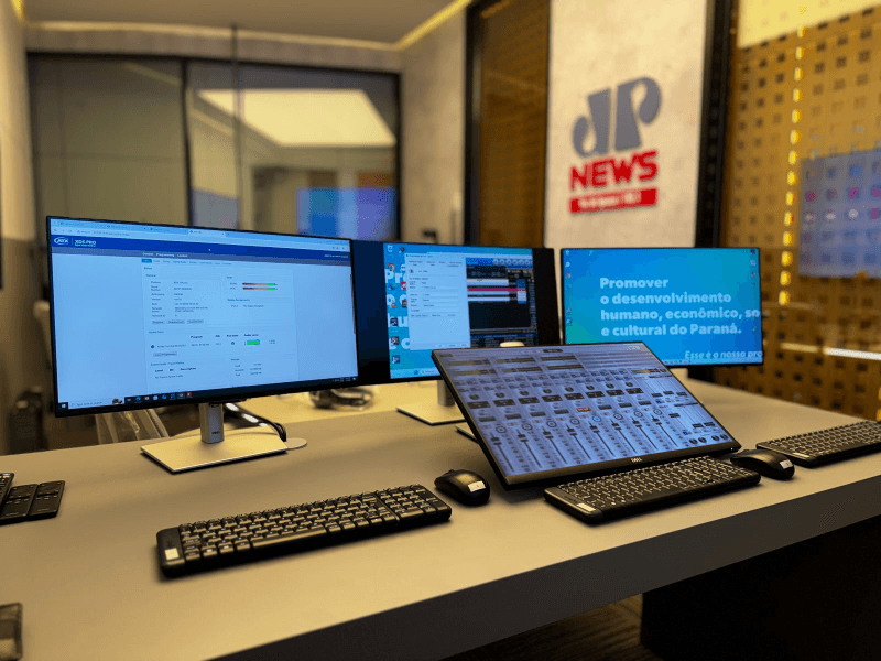 La brasileña JP-News instala una consola virtual AEQ Capitol IP en su estudio central