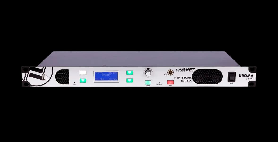 CrossNET — panel frontal