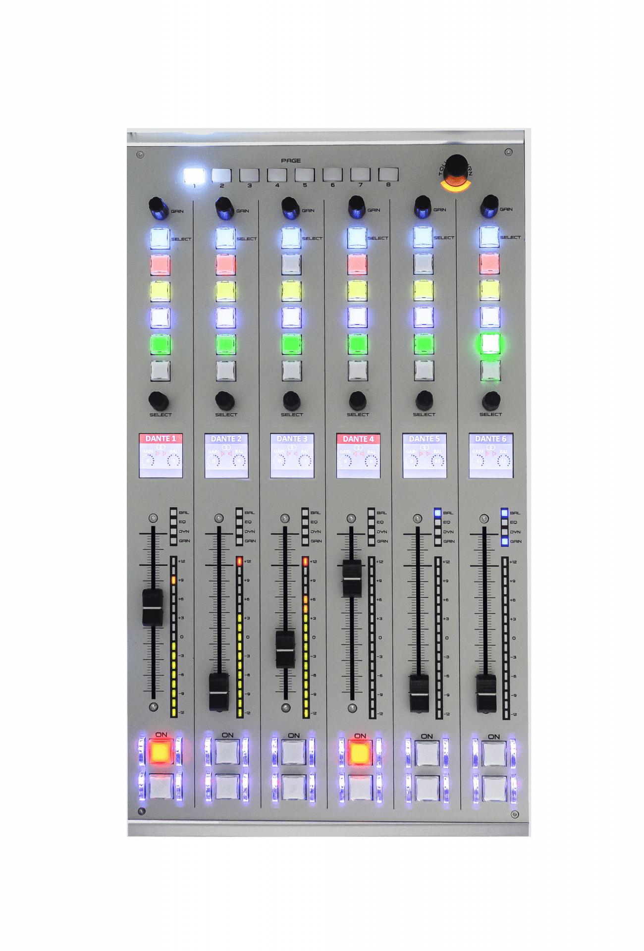 Módulo de faders Atrium