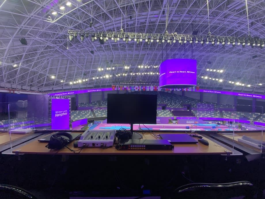Gran despliegue de tecnología AEQ en los ASIAN GAMES 2023