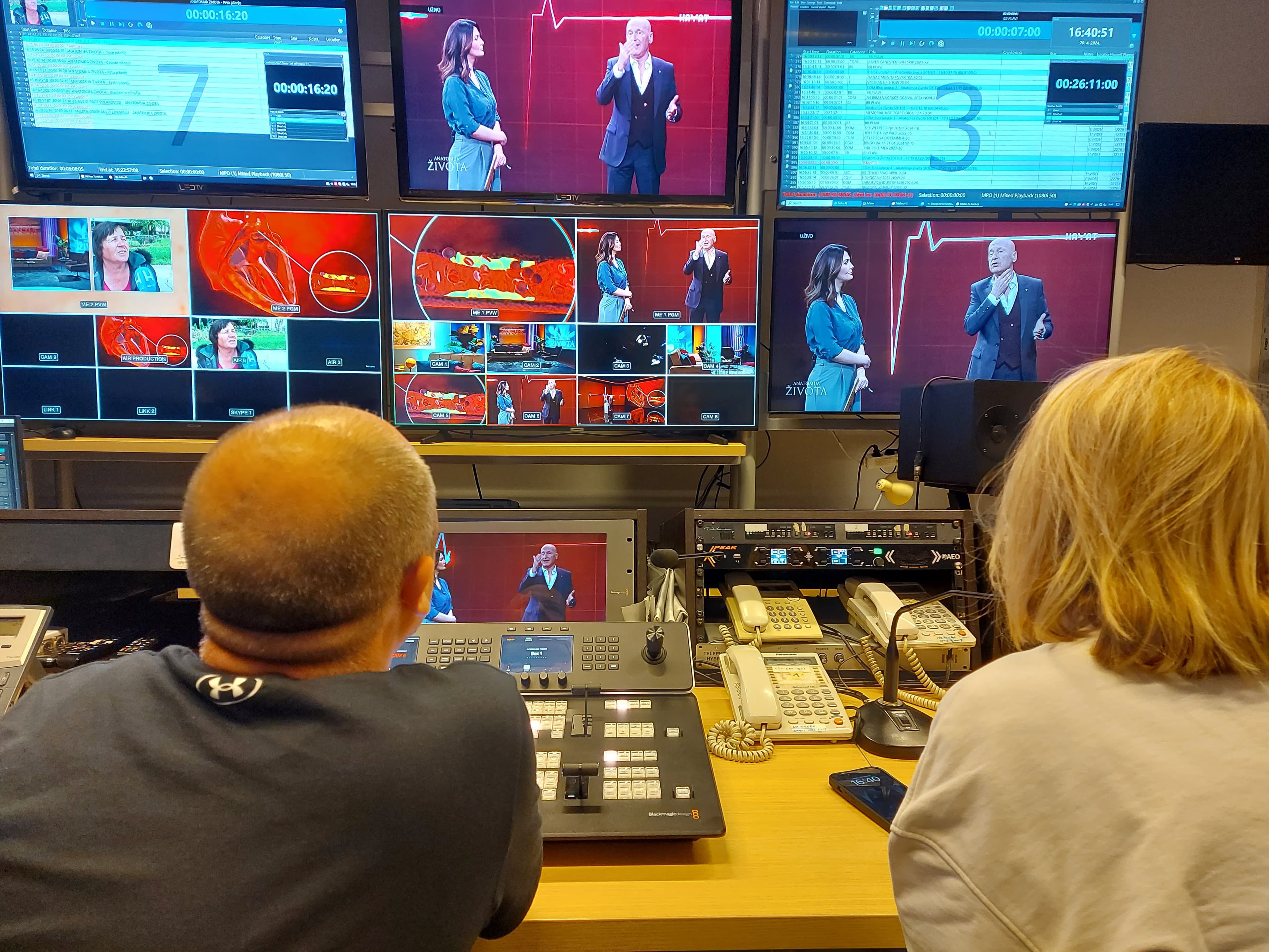 INTERCOM AEQ EN HAYAT TV DE BOSNIA