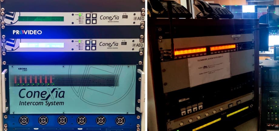 CANAL SUR en Sevilla finaliza su renovación de Intercom con el sistema CONEXIA de AEQ
