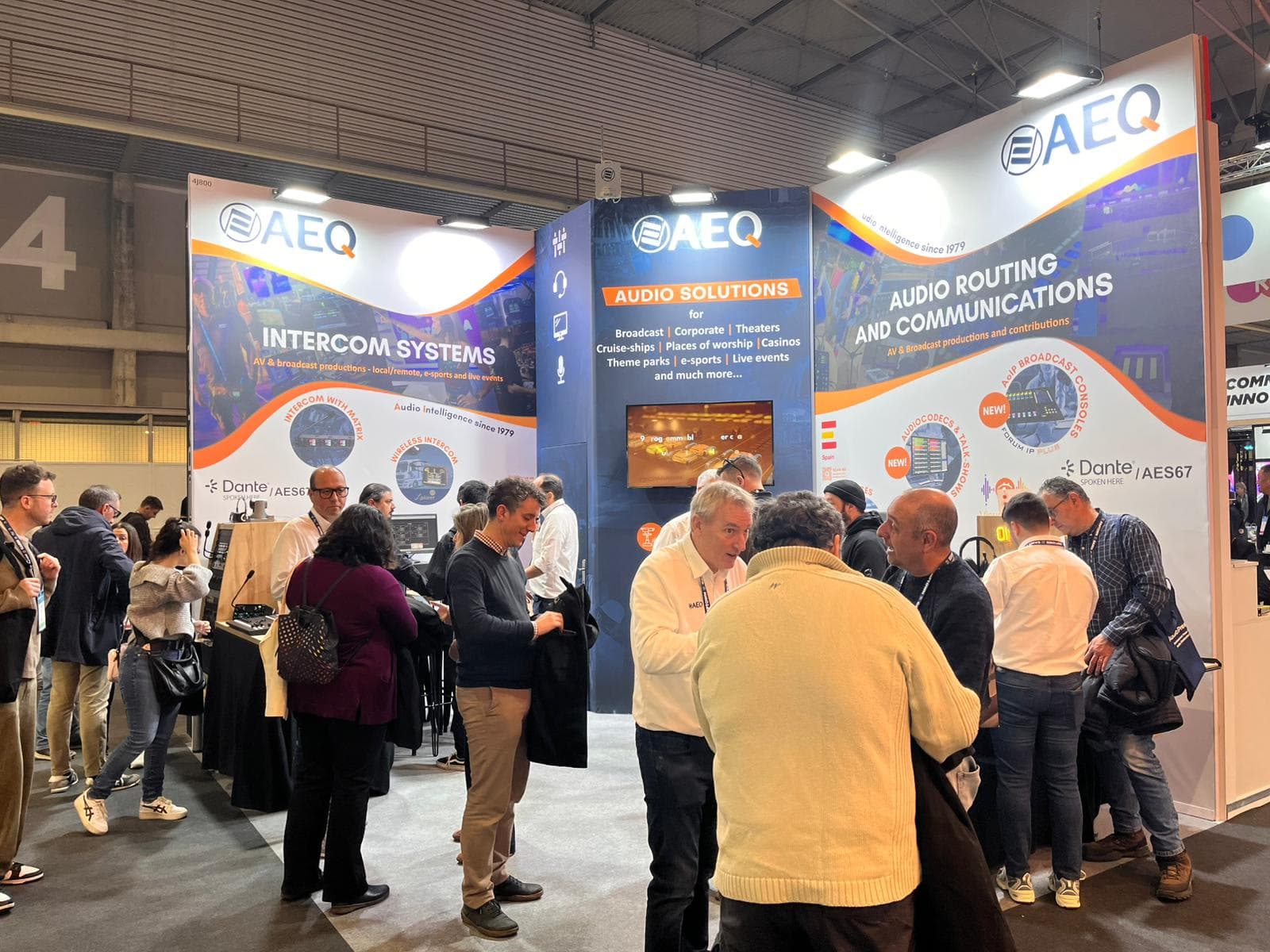AEQ reúne en ISE 2026 sus soluciones clave para producción y emisión profesional