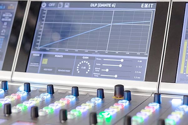 Módulo de faders Atrium — vista general